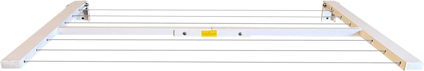 2 in 1 Balcony and Wall Mounted Drying Rack – Aluminum Clothesline for Outdoor Use – Space-Saving Laundry Solution for Small Apartments (47,24" x 20,47")