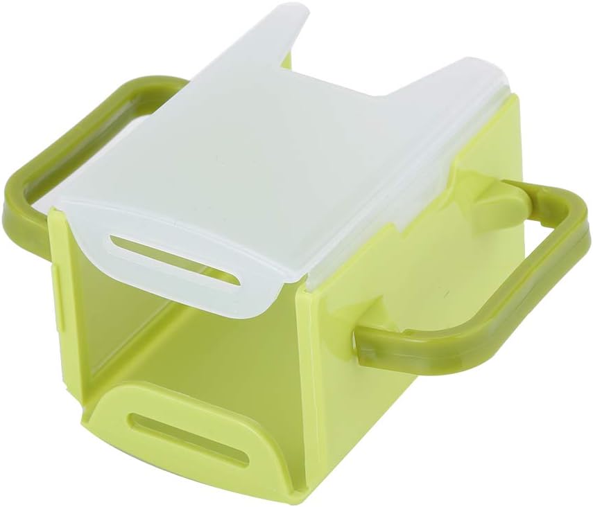 Spill Proof Milk Holder, Adjustable Milk Carton Holder with Handle for Kid Child (Green (Green)