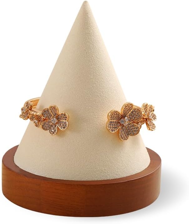 Bracelet Holder Display, Jewelry Holder,Wooden Watch Stand,Premium Jewelry Stand,Luxury Bracelet Display,Beige Jewelry Display for Vendors