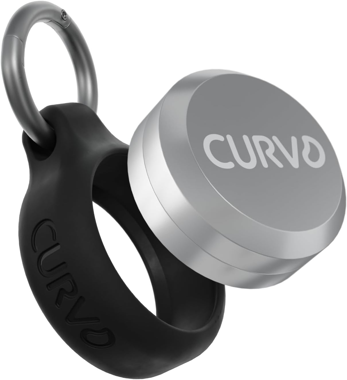 CURVD Premium Carrying Case – Durable Travel Keychain Container, Medicine Pill Organizer & Travel Pill Box, Small Waterproof Holder for Pills, Earplugs, Jewelry, Compatible with Loop, Vibes & Eargasm