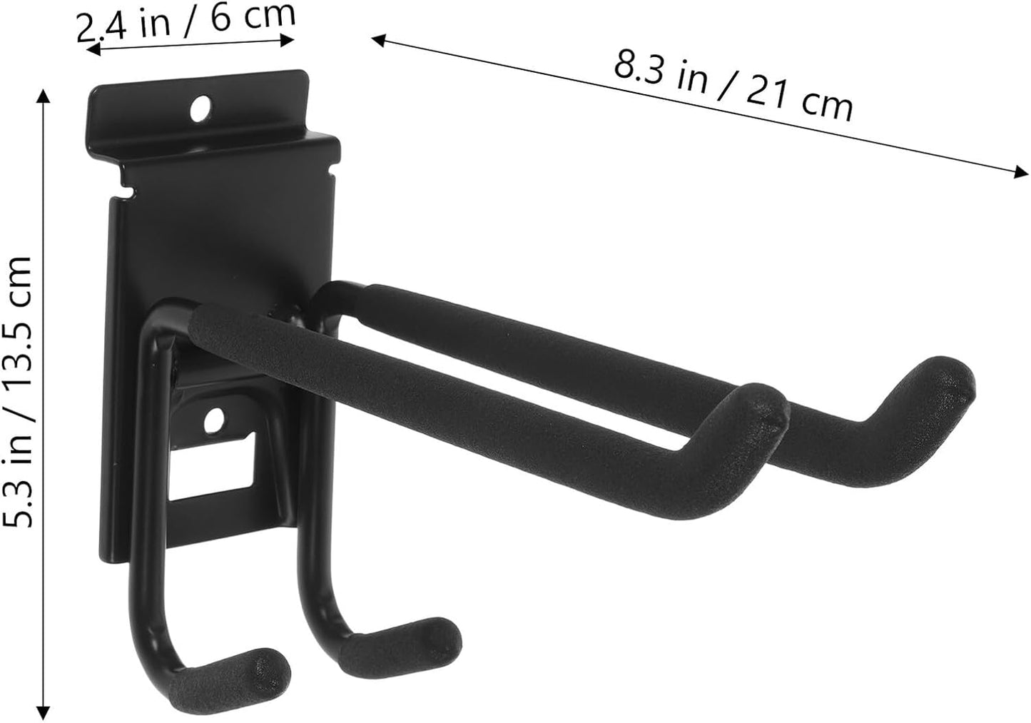Heavy Duty Garage Storage Hook for Tools and Ladders Sturdy Wall Mount Utility Hanger for Bikes Garden Hoses Brooms and Shovels Multipurpose Organizer
