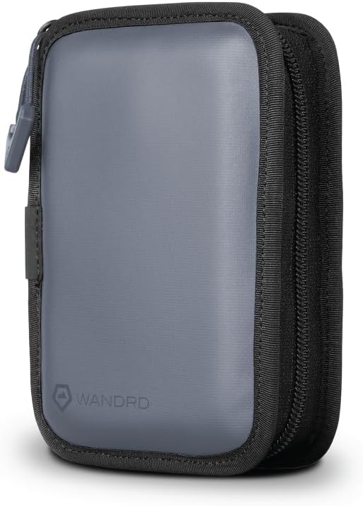 WANDRD Memory Card Case - Durable SD, Micro SD Card Holder for Creators | Camera Accessories & Electronics Organizer for Travel (Aegean Blue)