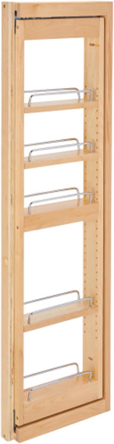 Wood Wall Filler Pull Out for 39" H New Kitchen Applications w/BB Soft Close