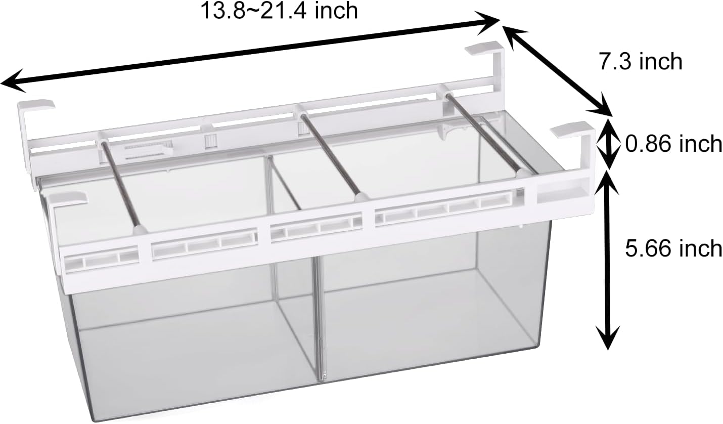 Yatmung 2 Pack Extra-Large Deli Drawer Organizer for Refrigerator Pull Out - Fridge Drawer Organizer and Storage Containers - Meat, Cheese, Produce, Sliding - Fridge Organization Bin