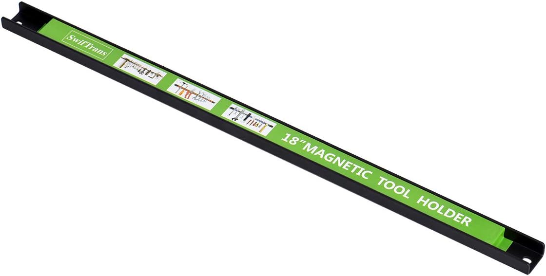 Magnetic Tool Holder 18 Inch 8 Pack Heavy Duty Magnet Tool Bar Strip Rack Wall Mount Green¡­