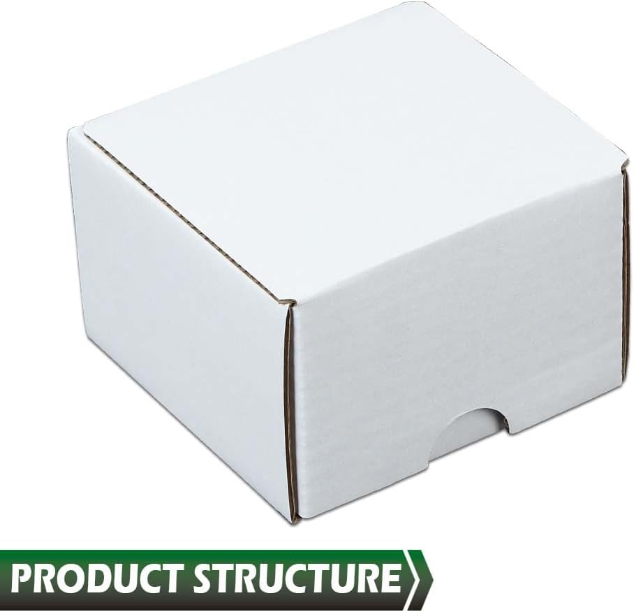 GRAND ORANGE 10pcs 200 count Cardboard Trading Card Storage Boxes box Brilliant white Corrugated Paper box