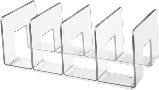 Wardrobe Divider Shelf Purse Organizer for Closet Shelf Dividers Purse Display Stand for Libraries, Clear