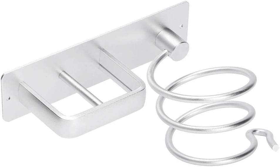 Aluminum Wall Mount Hair Care Hot Styling Tool Storage Organizer Shower Caddy Hair Dryer Flat Irons Curling Wands Hair Straighteners Holder Racks for College Dorm Bathroom Toilet
