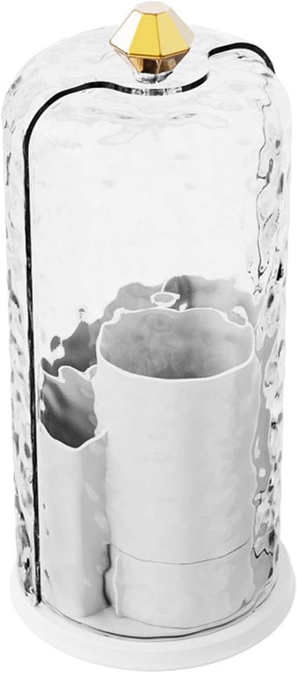 Rotating Makeup Organizer, 360-Degree Clear Cosmetic Case With Adjustable Shelves, Large Capacity For Bathroom Countertop & Vanity