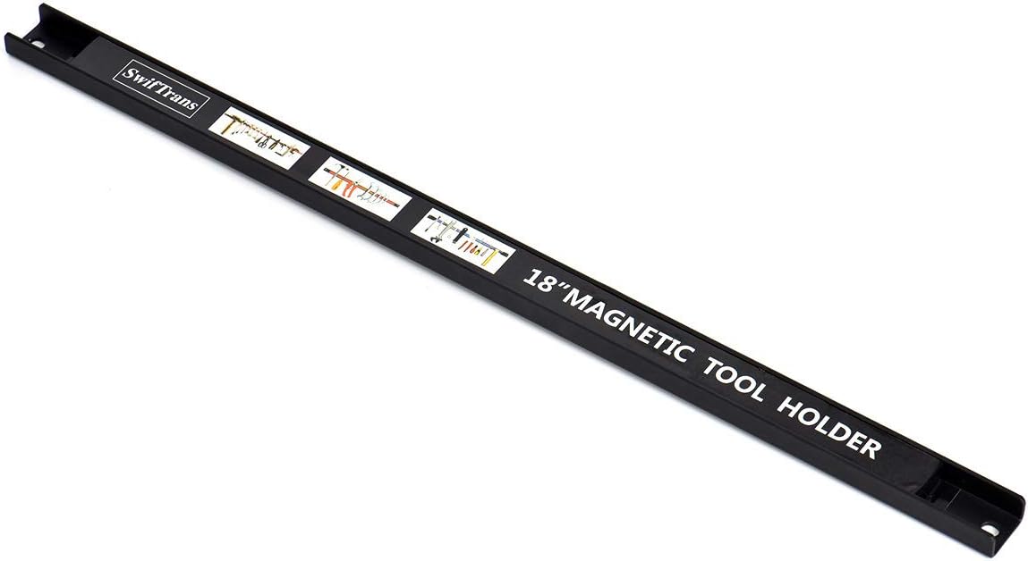 Magnetic Tool Holder 18 Inch 8 Pack Heavy Duty Magnet Tool Bar Strip Rack Wall Mount