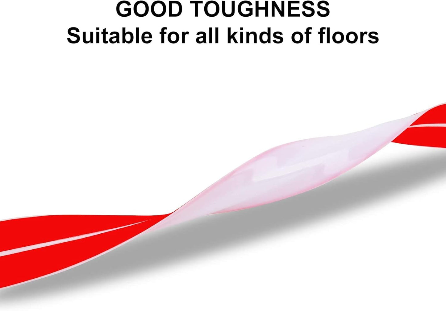 6.5Ft Floor Cord Cover Transparent Silicone Cable Protector Easy to Install Wire Organizer and Hider for Home, Office, Garage (Transparent-2m)