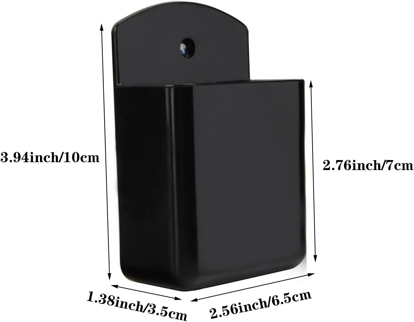 Pack of 6 Self Adhesive TV Air Conditioner Remote Control Holder Wall Mount Storage Box Organizer