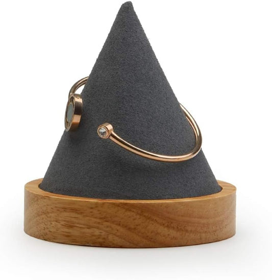 Jewelry Tray Solid Wood Display Stand Bangle Bracelet Watch Holder Jewelry Display Props Tray