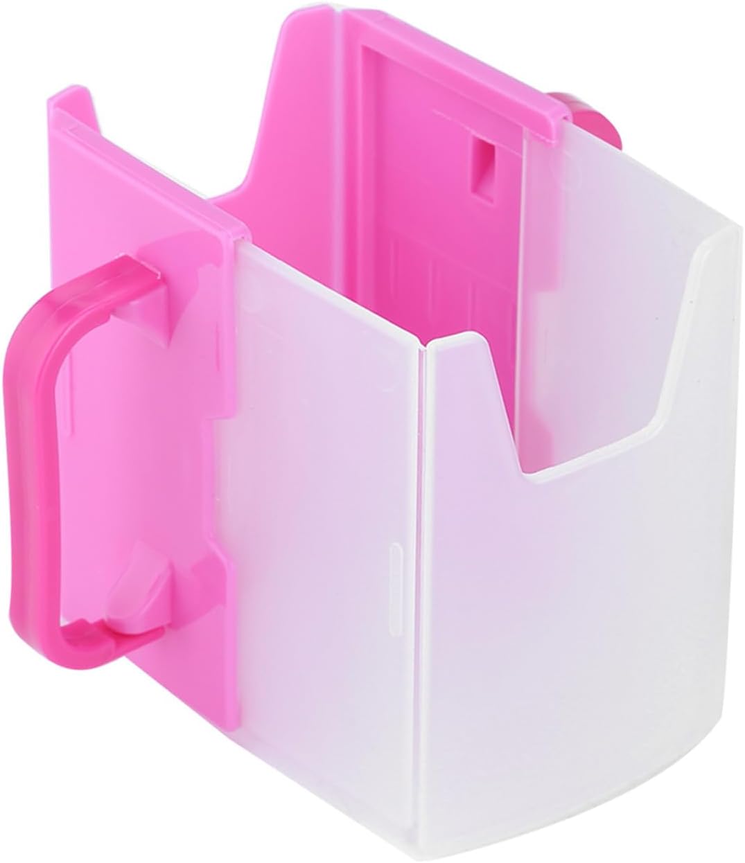 Spill Proof Milk Holder, Adjustable Milk Carton Holder with Handle for Kid Child (Green (Red)