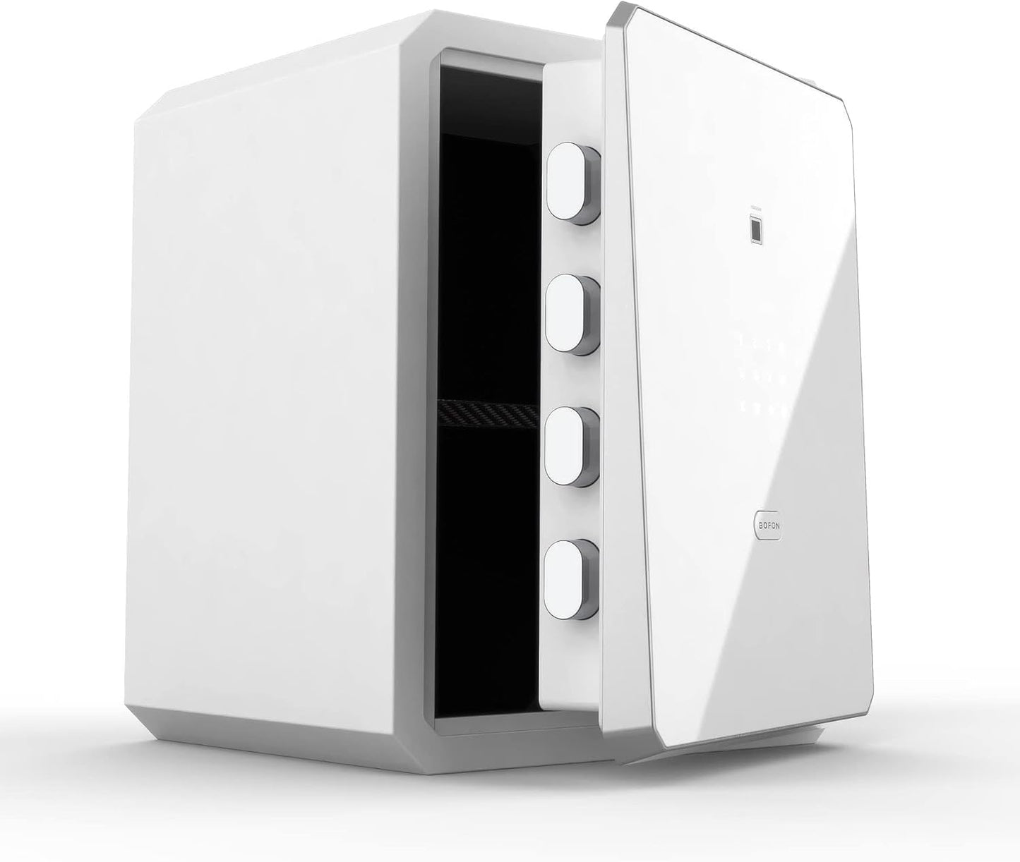 Fingerprint Password Safe Box with Key, Cabinets for Home Offcie,Lock Box,Security Box,Biometric safe,W-series 2.1Cubic feet BOFON