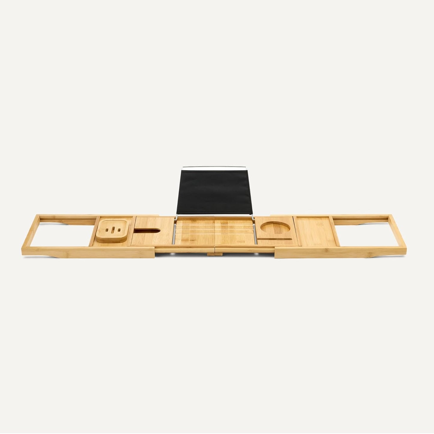 Amazon Basics Expandable Bamboo Bathtub Tray, 43" x 1.3" x 1.3"