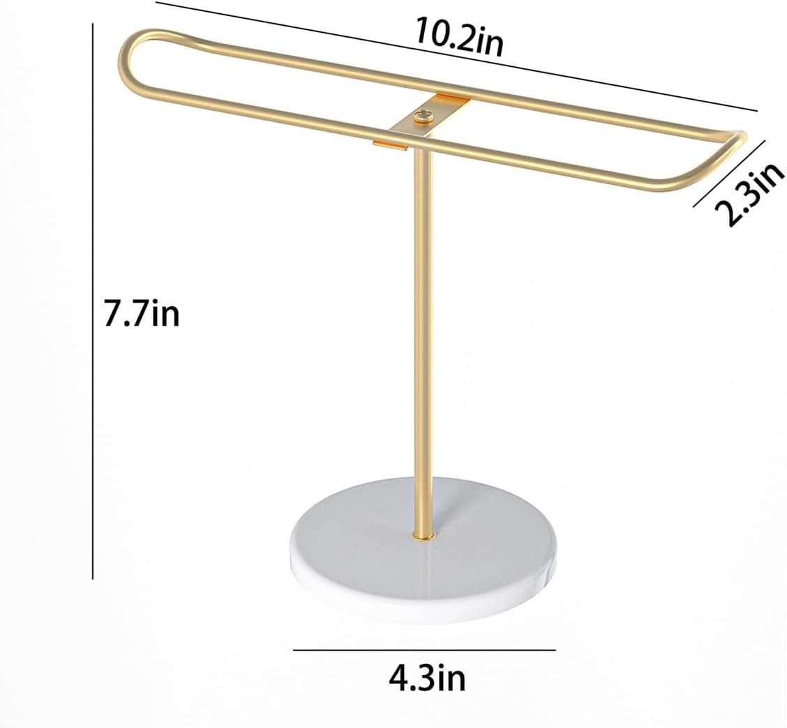 Headband Holder Organizer,Head Band Stand For Girls Room,Mouse Ear Storage For Women,Hair Accessories Display Rack (Metal Golden Headband Holder)