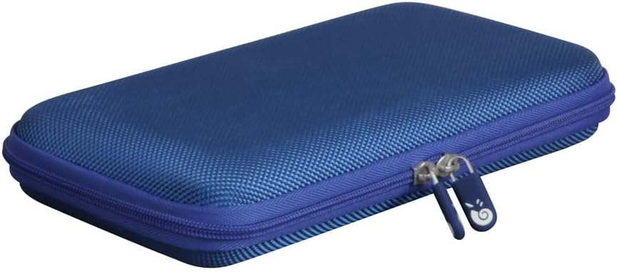 Hermitshell Hard Travel Case for Samsung T7 Shield 2TB / 1TB / 4TB, Portable SSD, USB 3.2 Gen2 External Solid State Drive (Blue, Case for 3 Hard Drives)