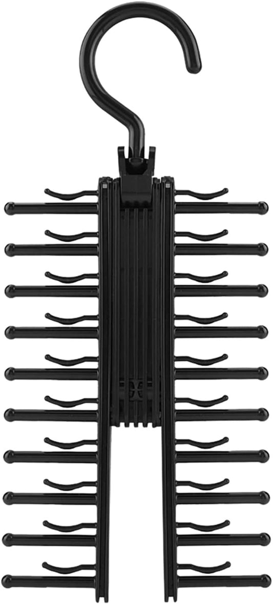 TOPINCN Adjustable Cross X Tie Rack Belt Scarves Hook Hanger Holder Organizer Men Closet Tie Organizer Belt Racks Neck and Hanger