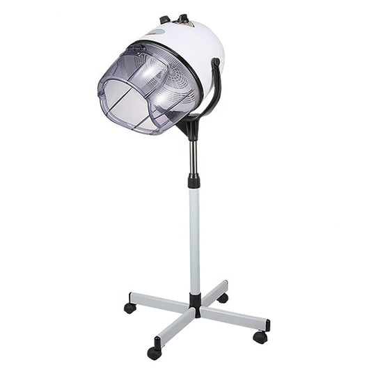 Hooded Hair Bonnet Dryer,Standing Hair Dryer with Height Adjustable 360° Rotation Swivel Caster Rolling Base Versatile Styling for Home And Salon