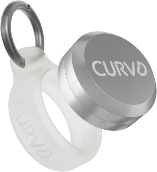 CURVD Premium Carrying Case – Durable Travel Keychain Container, Medicine Pill Organizer & Travel Pill Box, Small Waterproof Holder for Pills, Earplugs, Jewelry, Compatible with Loop, Vibes & Eargasm