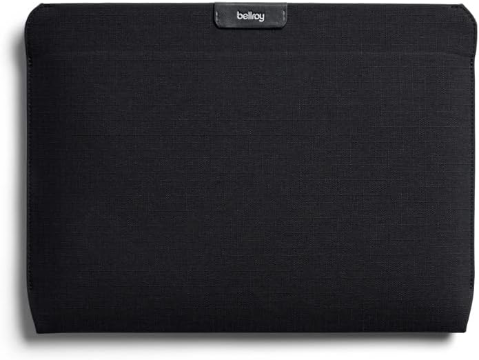 Bellroy Laptop Sleeve (Fits 16 Inch Laptop or MacBook, Slim Protective Case with Magnetic Closure) - Black