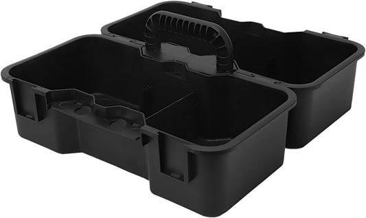 Cleaning Supply Basket, Portable Multi-Purpose Home Organizer, Small Cleaning Caddy, Lightweight Design With Handles And Compartments For Easy Storage, Shower Bedroom Laundry Kitchen Home Dorm