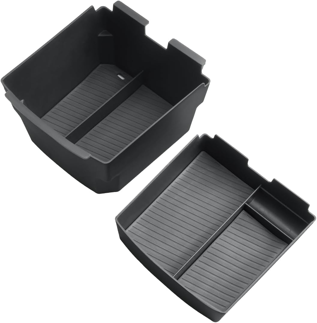 CDEFG 2Pcs for 2025 2026 Hyundai Tucson Limited Center Console Organizer Compatible with 2025 2026 Hyundai Tucson Limited Accessories Middle Console Storage Box