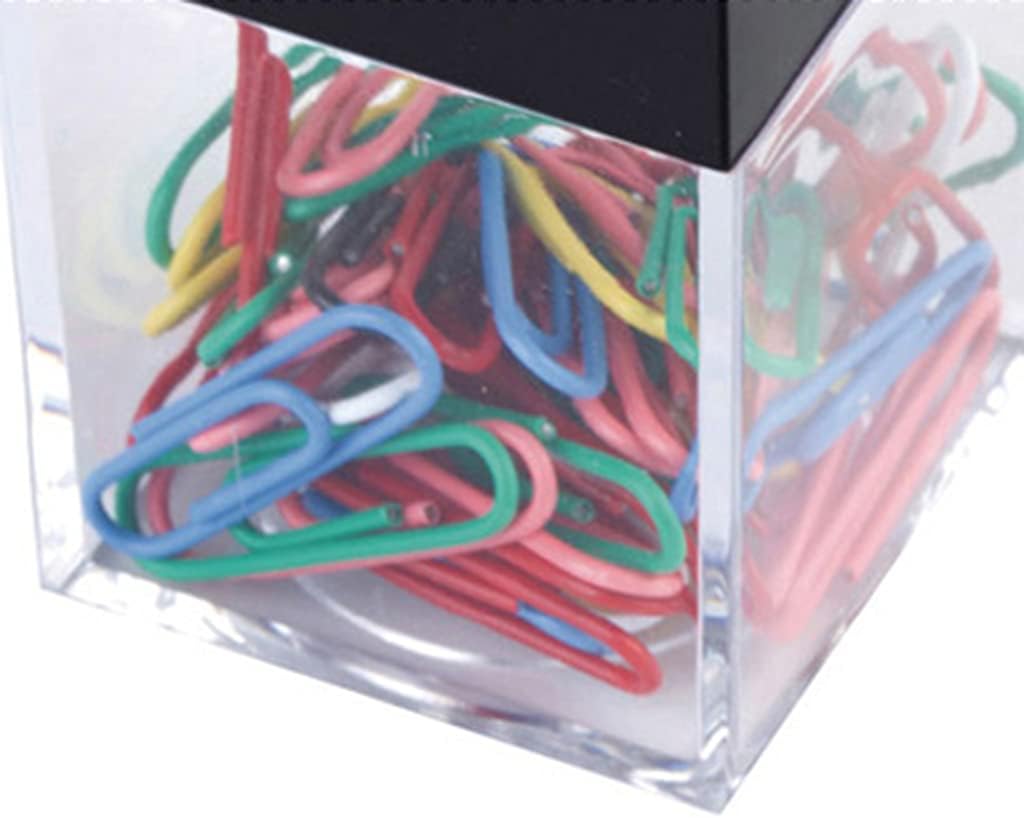Premium Clear Paper Clip Dispenser Pushpin Storage For Case Thumbtack Dispenser Metal Pin Organizer Holder Box