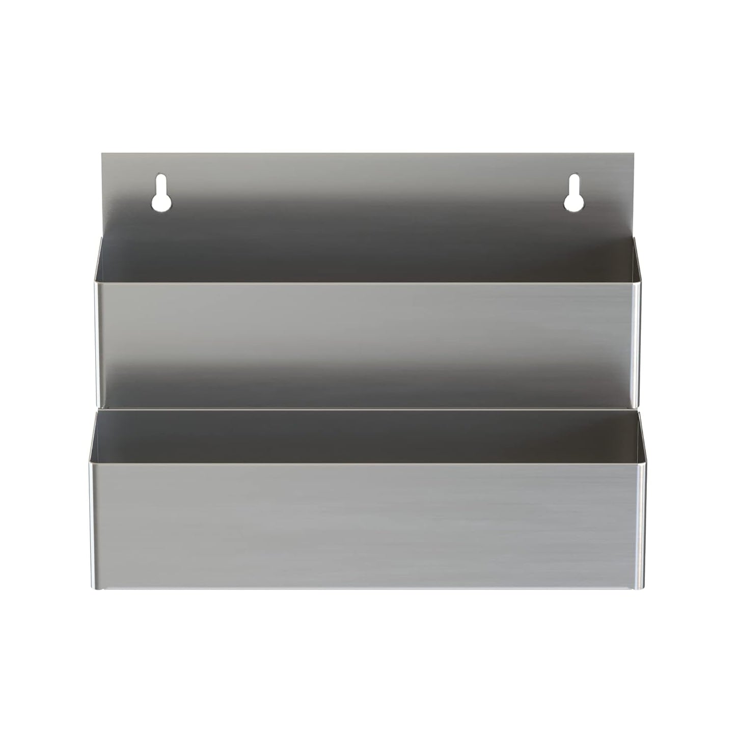 Stainless Steel Double Tier Speed Rail, Liquor Rack, Speed Rack, Bottle Holder - 15 Inch