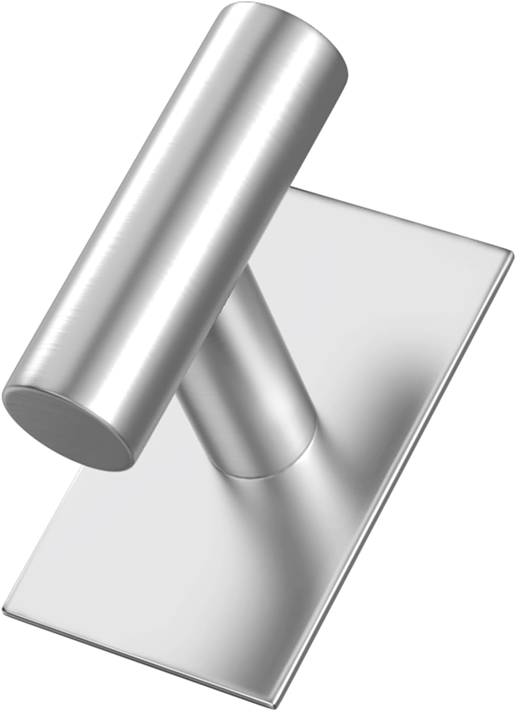 VAEHOLD Wall Towel Hooks, Heavy Duty Sticky Holder Waterproof Towel Hooks for Hanging Coat, Clothes, Closet Hook Wall Mount for Kitchen (Silver, 2 Pack)