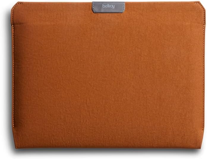 Bellroy Laptop Sleeve (Fits 16 Inch Laptop or MacBook, Slim Protective Case with Magnetic Closure) - Bronze