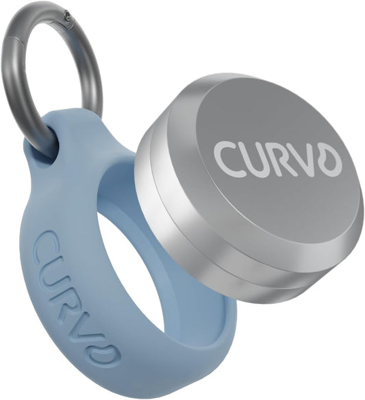 CURVD Premium Carrying Case – Durable Travel Keychain Container, Medicine Pill Organizer & Travel Pill Box, Small Waterproof Holder for Pills, Earplugs, Jewelry, Compatible with Loop, Vibes & Eargasm