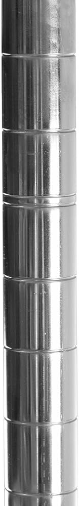 Shelving Inc. 8" d x 24" w Chrome Wire Shelving with 1 Tier Shelf, Weight Capacity 800lbs Per Shelf