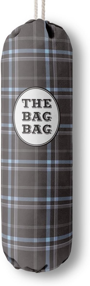 Classic Buffalo Check Plaid Grocery Bags Holder Organizer, Wall Mount Plastic Bags Storage Container Dispenser, Kitchen Housewarming Gift For Women, Family, Friends, Grandma, Mom (A-21)
