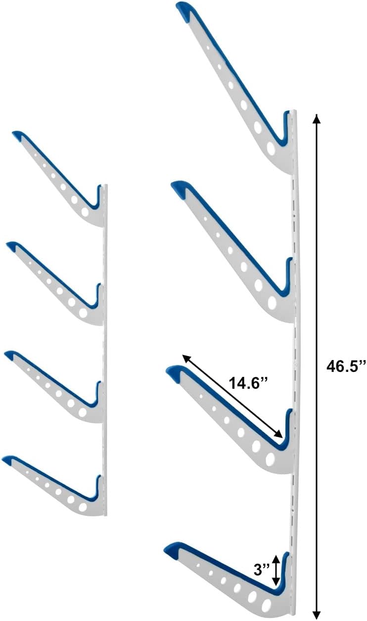 StoreYourBoard Snowboard Multi Wall Storage Rack, Home and Garage Mount