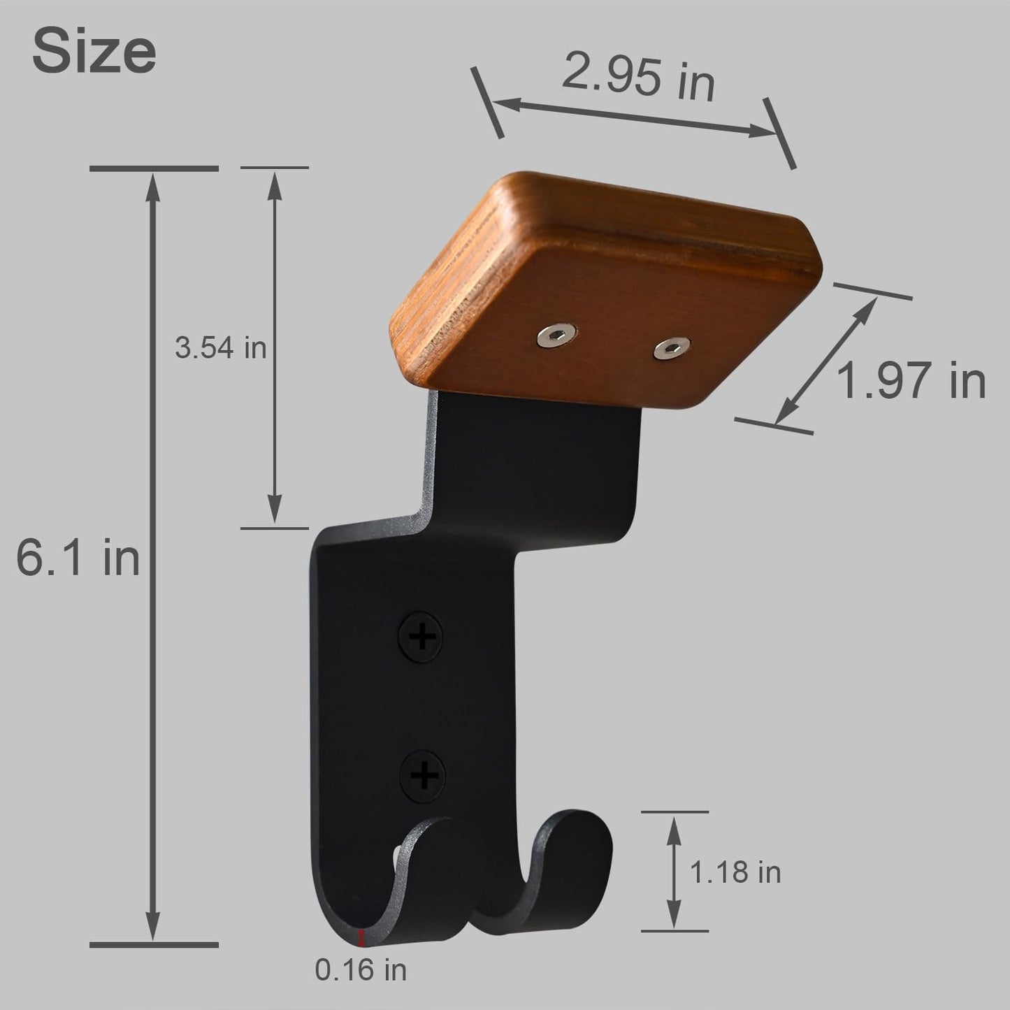 Motorcycle Helmet Rack, Heavy Duty Helmet Holder on Wall for Motorcycles Keys Gloves (4)