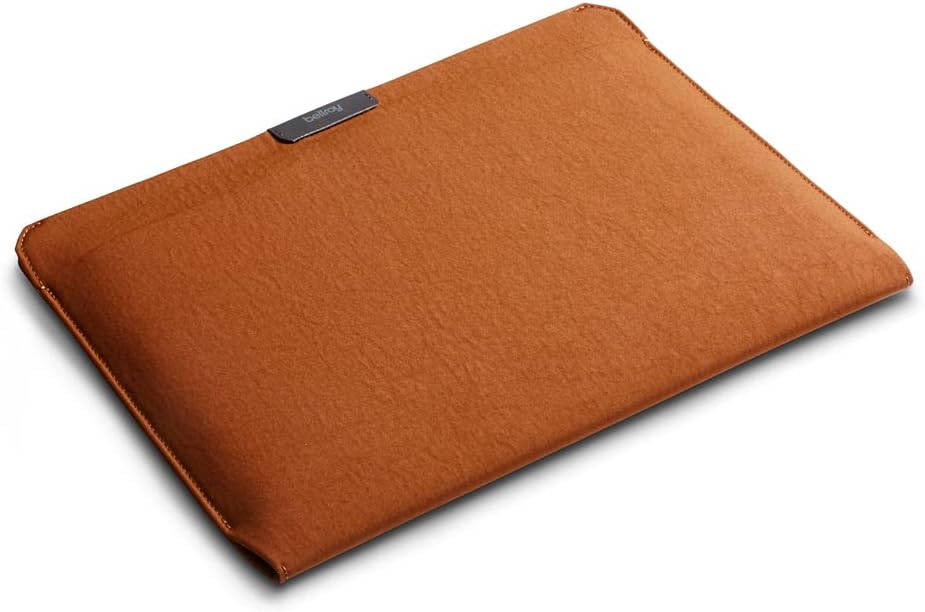 Bellroy Laptop Sleeve (Fits 14 Inch Laptop or MacBook, Slim Protective Case with Magnetic Closure) - Bronze