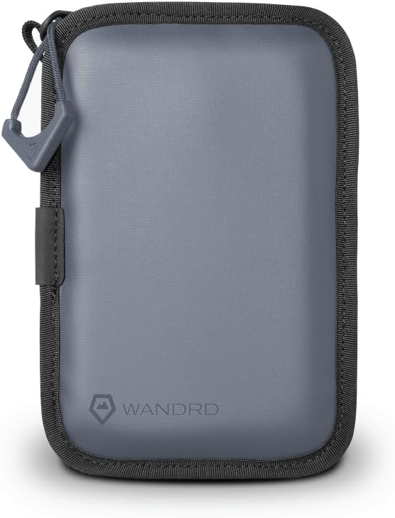 WANDRD Memory Card Case - Durable SD, Micro SD Card Holder for Creators | Camera Accessories & Electronics Organizer for Travel (Aegean Blue)