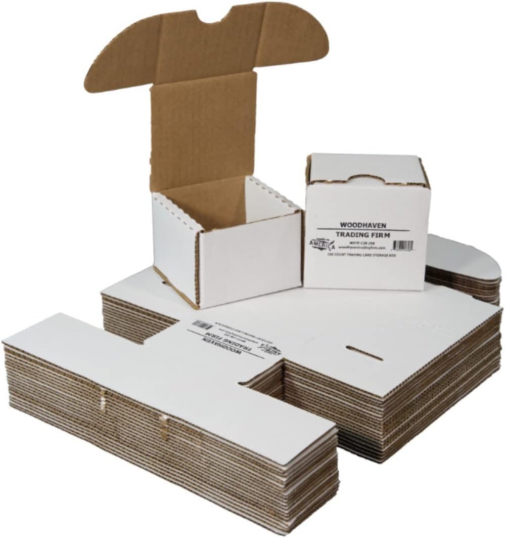 20-Pack • 200-count Hidden-Tuck • Woodhaven Trading Firm Brand Trading/Gaming Card Storage Box