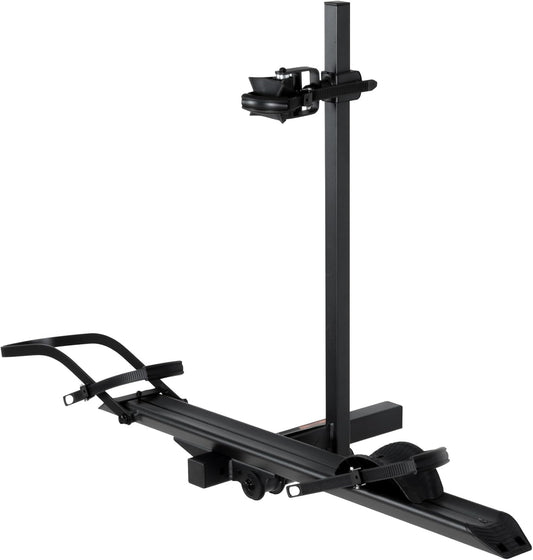 100LBS. Capacity Aluminum 1-Ebike Rack for Bicycles and Electric Bikes, fits Car SUV Van RV and Trailer with 2" Receiver