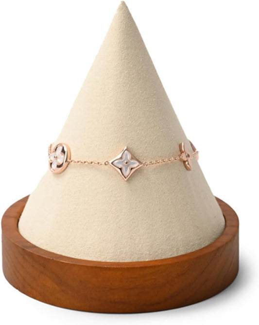 Solid Wood Single Bracelet Display Stand Jewelry Bracelet Display for Selling (WSM02401)