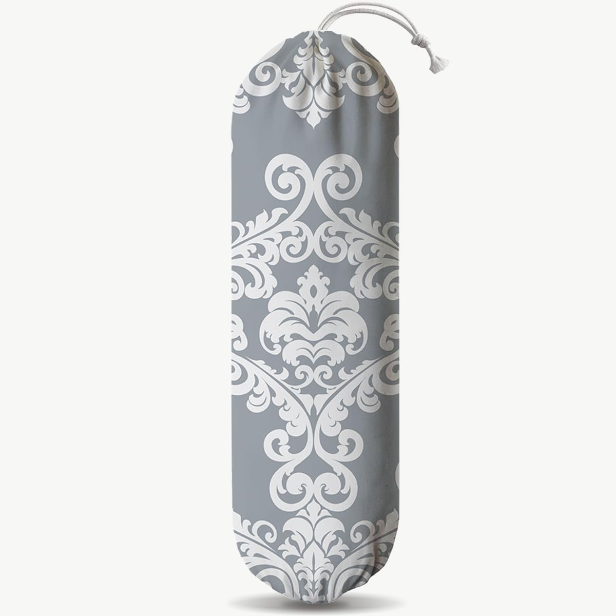 Damask Plastic Bag Holder, Reusable Garbage Bags Holders, Car Trash Bags, Wall Mount Kitchen Essentialsfor Home Kitchen, Housewarming Gift for Women Mom Grandma, Kitchen Pattern Garbage Bag 54