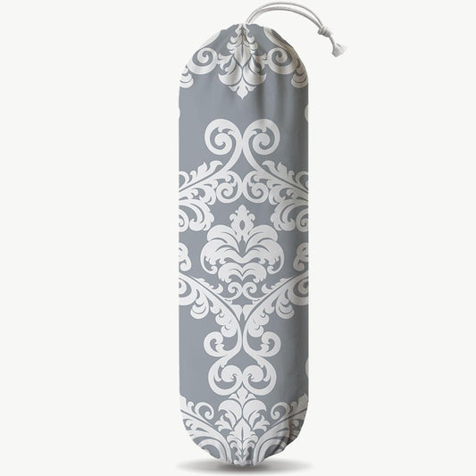 Damask Plastic Bag Holder, Reusable Garbage Bags Holders, Car Trash Bags, Wall Mount Kitchen Essentialsfor Home Kitchen, Housewarming Gift for Women Mom Grandma, Kitchen Pattern Garbage Bag 54