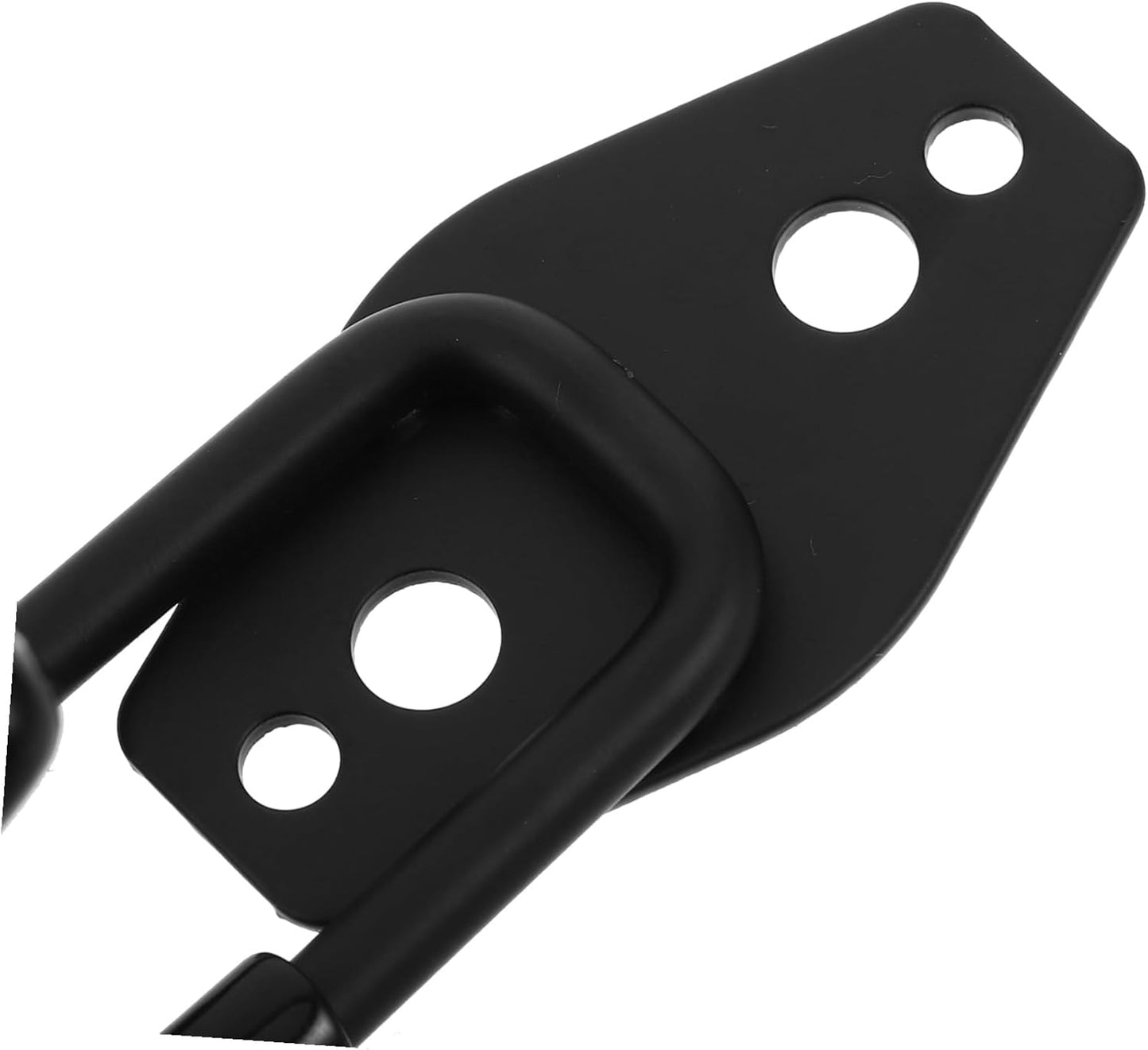 4pcs Heavy Duty Garage Hooks Wall Mounted Storage Organizer with Anti-Slip Coating for Hanging Garden Tools Ladders Bikes and Hoses Easy Install Black Utility Rack