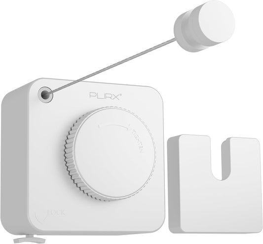 Retractable Clothesline Indoor, Non-Sagging Outdoors Clothesline Retracting, Heavy Duty Retractable Clothes Drying Laundry Line, Wall Mounted Stainless Steel Line - 13.8 Ft (White)