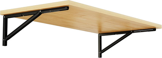 Wall Mounted Folding Workbench, 47.2 x 22.8-inch Heavy Duty Foldable Work Table, Large Surface, Collapsible Desk for Workshop, Garage, Office, Home, Holds Up to 550 lb