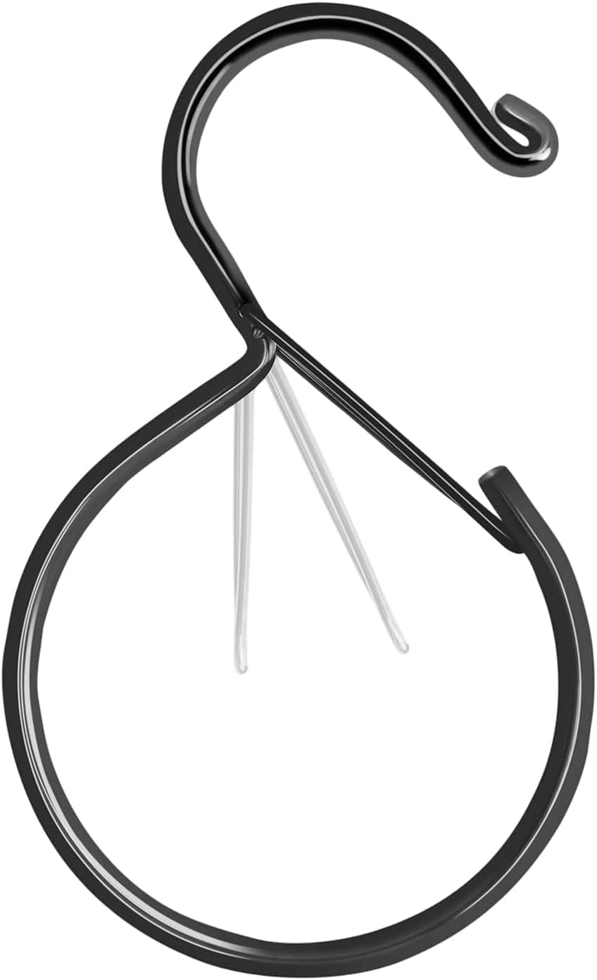 Belt Hanger - S Shaped Metal Organizer, Tie Belt Hook Closet Organization, Maximizes Storage with Sturdy Design, Closet Organizer for Scarves, Belts, Purses, and Accessories