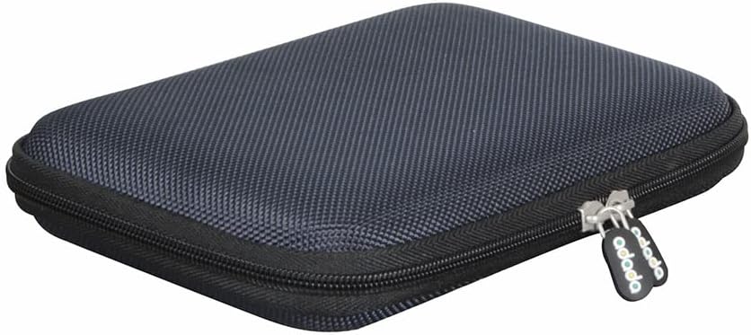 Adada Hard Case for SanDisk 500GB / 250GB / 1TB / 2TB Extreme Portable SSD (Black+Orange, Case for 3 Hard Drives)