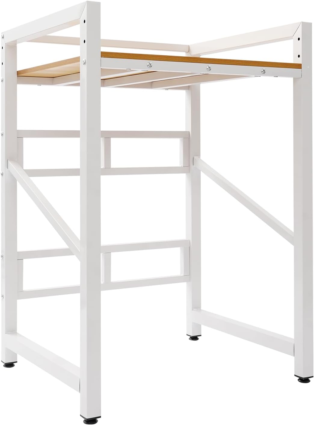 Washer Dryer Stacking Rack Stand, Heavy Duty Washing Machine Shelf with Adjustable Design, Load Capacity 660 lbs, Washer&Dryer Storage Shelf for Kitchens, Bathrooms, Laundry Rooms (White+Yellow)
